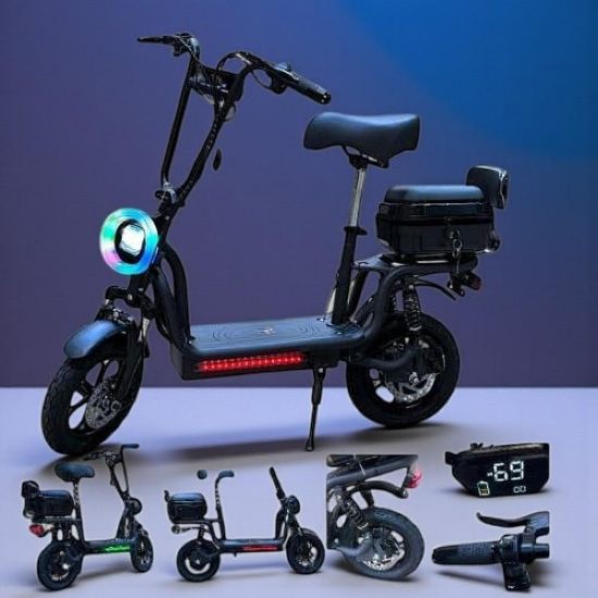 صورة سكوتر كهربائي بدواسات 48 فولت